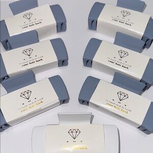 7 hair clips plastic NEW claw Gray blue White Hair accessories